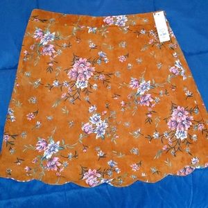 Soft tan yellow skirt